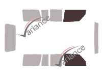 Glazing template - front window kit - Mitsubishi Montero (2) 5 doors (1992 - 2000) Glazing template - front window kit - Mitsubishi Montero (2) 5 doors (1992 - 2000)