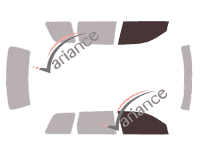 Glazing template - front window kit - Mitsubishi Outlander (1) 5 doors (2001 - 2007) Glazing template - front window kit - Mitsubishi Outlander (1) 5 doors (2001 - 2007)