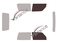 Glazing template - front window kit - Mitsubishi Pajero (2) Court 3 doors (1991 - 2000) Glazing template - front window kit - Mitsubishi Pajero (2) Court 3 doors (1991 - 2000)