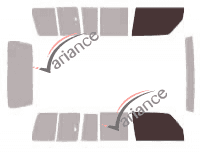 Glazing template - front window kit - Mitsubishi Pajero (2) Long 5 doors (1991 - 2000) Glazing template - front window kit - Mitsubishi Pajero (2) Long 5 doors (1991 - 2000)