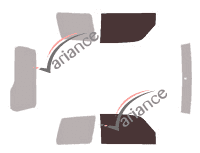 Glazing template - front window kit - Mitsubishi Pajero (3) Pinin 3 doors (2000 - 2007) Glazing template - front window kit - Mitsubishi Pajero (3) Pinin 3 doors (2000 - 2007)