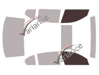 Glazing template - front window kit - Bmw Serie 7 / i7 (4) Berline 4 doors (2001 - 2008) Glazing template - front window kit - Bmw Serie 7 / i7 (4) Berline 4 doors (2001 - 2008)