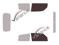 Glazing template - front window kit - Mitsubishi Montero (4) 3 doors (2006 - 2018) Glazing template - front window kit - Mitsubishi Montero (4) 3 doors (2006 - 2018)