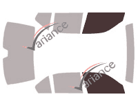 Glazing template - front window kit - Bmw Serie 7 / i7 (3) Berline 4 doors (1994 - 2001) Glazing template - front window kit - Bmw Serie 7 / i7 (3) Berline 4 doors (1994 - 2001)