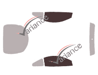 Glazing template - front window kit - Mitsubishi Eclipse (2) Coupe 3 doors (1995 - 1999) Glazing template - front window kit - Mitsubishi Eclipse (2) Coupe 3 doors (1995 - 1999)