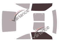 Glazing template - front window kit - Nissan 300 ZX (1) Coupe 2 doors (1983 - 1990) Glazing template - front window kit - Nissan 300 ZX (1) Coupe 2 doors (1983 - 1990)