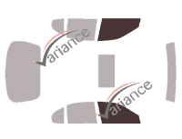 Glazing template - front window kit - Nissan Maxima (4) Berline 4 doors (1995 - 2000) Glazing template - front window kit - Nissan Maxima (4) Berline 4 doors (1995 - 2000)