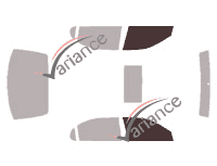 Glazing template - front window kit - Nissan Maxima (5) Berline 4 doors (2000 - 2004) Glazing template - front window kit - Nissan Maxima (5) Berline 4 doors (2000 - 2004)