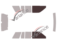 Verglasungsschablone - Fensterkit vorne - Nissan Pathfinder (1) 5-türig (1987 - 1995) Verglasungsschablone - Fensterkit vorne - Nissan Pathfinder (1) 5-türig (1987 - 1995)