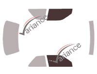 Glazing template - front window kit - Nissan Sentra (3) Coupé 2 doors (1991 - 1994) Glazing template - front window kit - Nissan Sentra (3) Coupé 2 doors (1991 - 1994)