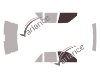 Glazing template - front window kit - Nissan Sentra (2) Berline 4 doors (1985 - 1990) Glazing template - front window kit - Nissan Sentra (2) Berline 4 doors (1985 - 1990)