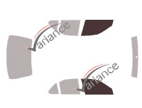 Glazing template - front window kit - Nissan Sentra (5) Berline 4 doors (1999 - 2006) Glazing template - front window kit - Nissan Sentra (5) Berline 4 doors (1999 - 2006)