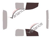 Gabarit vitrage - kit vitres avant - Nissan Titan (1) King Cab Pick-up 4 portes (2004 - 2016)