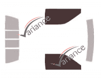 Glazing template - front window kit - Nissan Truck 2 doors (1988 - 1997) Glazing template - front window kit - Nissan Truck 2 doors (1988 - 1997)