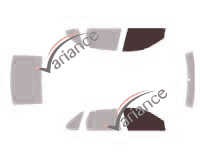 Glazing template - front window kit - Opel Vectra (B) Berline 4 doors (1995 - 2002) Glazing template - front window kit - Opel Vectra (B) Berline 4 doors (1995 - 2002)
