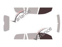 Gabarit vitrage - kit vitres avant - Opel Astra (G) Break 5 portes (1998 - 2004) Gabarit vitrage - kit vitres avant - Opel Astra (G) Break 5 portes (1998 - 2004)