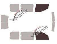 Glazing template - front window kit - Opel Combo (B) 6 doors (2001 - 2011) Glazing template - front window kit - Opel Combo (B) 6 doors (2001 - 2011)