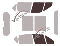 Glazing template - front window kit - Renault Scenic (2) Court 5 doors (2003 - 2009) Glazing template - front window kit - Renault Scenic (2) Court 5 doors (2003 - 2009)