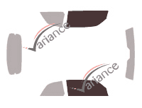 Glazing template - front window kit - Saab 9000 Cabriolet 2 doors (1986 - 1994) Glazing template - front window kit - Saab 9000 Cabriolet 2 doors (1986 - 1994)