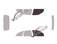 Mascherina per vetri - kit vetri anteriori - Seat Ibiza (2) 5 porte (1999 - 2002) Mascherina per vetri - kit vetri anteriori - Seat Ibiza (2) 5 porte (1999 - 2002)