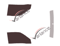 Suzuki Vitara (2) Cabriolet 2-door (1998 - 2005) tinted film kit Suzuki Vitara (2) Cabriolet 2-door (1998 - 2005) tinted film kit