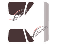 Gabarit vitrage - kit vitres avant - Chevrolet 1500-2500-3500 (3) Standard Cab Pick-up 2 portes (1981 - 1987)