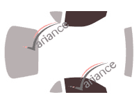 Glazing template - front window kit - Toyota Paseo Coupe 2 doors (1991 - 1995) Glazing template - front window kit - Toyota Paseo Coupe 2 doors (1991 - 1995)