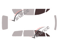 Glazing template - front window kit - Toyota Previa (2) 5 doors (2000 - 2006) Glazing template - front window kit - Toyota Previa (2) 5 doors (2000 - 2006)
