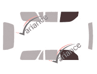 Glazing template - front window kit - Toyota 4Runner (2) 5 doors (1995 - 2002) Glazing template - front window kit - Toyota 4Runner (2) 5 doors (1995 - 2002)