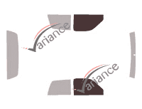 Glazing template - front window kit - Toyota Tundra (1) Extended Cab Pick-up 4 doors (2000 - 2006) Glazing template - front window kit - Toyota Tundra (1) Extended Cab Pick-up 4 doors (2000 - 2006)