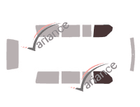 Glazing template - front window kit - Volkswagen Transporter T4 (4) Court 4 doors (1990 - 2003) Glazing template - front window kit - Volkswagen Transporter T4 (4) Court 4 doors (1990 - 2003)
