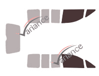 Glazing template - front window kit - Volkswagen Caddy (4) 5 doors (2016 - 2020) Glazing template - front window kit - Volkswagen Caddy (4) 5 doors (2016 - 2020)
