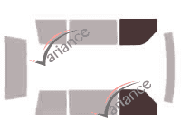 Plantilla de acristalamiento - kit de ventana delantera - Chevrolet Astro Cargo Van 5 puertas (1985 - 2005) Plantilla de acristalamiento - kit de ventana delantera - Chevrolet Astro Cargo Van 5 puertas (1985 - 2005)