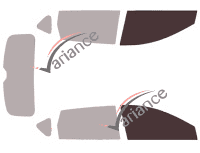 Mascherina per vetri - Kit finestrini anteriori - Dongfeng MX5 5 porte (2016 - 2017) Mascherina per vetri - Kit finestrini anteriori - Dongfeng MX5 5 porte (2016 - 2017)