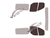 Plantilla de acristalamiento - kit ventana delantera - Ford Custom Transit (1) furgoneta 5/6 puertas (2014 - 2023) Plantilla de acristalamiento - kit ventana delantera - Ford Custom Transit (1) furgoneta 5/6 puertas (2014 - 2023)