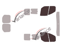 Gabarit vitrage - kit vitres avant - Ford Custom Transit (1) Utilitaire 6 portes (2014 - 2023) Gabarit vitrage - kit vitres avant - Ford Custom Transit (1) Utilitaire 6 portes (2014 - 2023)