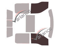 Glazing gauge - front window kit - Ford F-Series (14) Super Crew Pick-up 4 doors (since 2021) Glazing gauge - front window kit - Ford F-Series (14) Super Crew Pick-up 4 doors (since 2021)