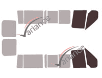 Glazing template - front window kit - Ford Transit (4) Court 5/6 doors (2000 - 2013) Glazing template - front window kit - Ford Transit (4) Court 5/6 doors (2000 - 2013)