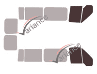 Glazing template - front window kit - Ford Transit (4) Court 6 doors (2000 - 2013) Glazing template - front window kit - Ford Transit (4) Court 6 doors (2000 - 2013)