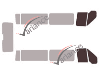 Glazing template - front window kit - Ford Transit (4) Long 5 doors (2000 - 2013) Glazing template - front window kit - Ford Transit (4) Long 5 doors (2000 - 2013)
