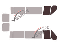 Glazing template - front window kit - Ford Transit (4) Moyen 6 doors (2000 - 2013) Glazing template - front window kit - Ford Transit (4) Moyen 6 doors (2000 - 2013)