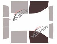 Glazing template - front window kit - Gmc 2500-3500 Sierra (5) Crew Cab Pick-up 4 doors (since 2019) Glazing template - front window kit - Gmc 2500-3500 Sierra (5) Crew Cab Pick-up 4 doors (since 2019)