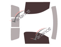 Glazing template - front window kit - Gmc 2500-3500 Sierra (4) Simple Cabine Pick-up 2 doors (2014 - 1019) Glazing template - front window kit - Gmc 2500-3500 Sierra (4) Simple Cabine Pick-up 2 doors (2014 - 1019)