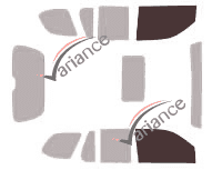 Verglasungsschablone - Frontscheibenkit - Isuzu Ascender 5 Türen (2003 - 2009) Verglasungsschablone - Frontscheibenkit - Isuzu Ascender 5 Türen (2003 - 2009)