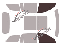 Glazing template - front window kit - Lincoln Aviator (2) 5-door (since 2019) Glazing template - front window kit - Lincoln Aviator (2) 5-door (since 2019)