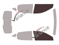 Glazing template - front window kit - MG ZS (1) 5 doors (2017 - 2024) Glazing template - front window kit - MG ZS (1) 5 doors (2017 - 2024)