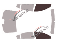 Glazing template - front window kit - Mazda 6 (3) Berline 4 doors (2012 - 2018) Glazing template - front window kit - Mazda 6 (3) Berline 4 doors (2012 - 2018)