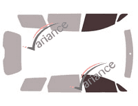 Glazing template - front window kit - Mitsubishi Grandis (1) 5 doors (2003 - 2011) Glazing template - front window kit - Mitsubishi Grandis (1) 5 doors (2003 - 2011)