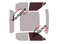 Gabarit vitrage - kit vitres avant - Rivian R1T (1) Pick-up 4 portes (depuis 2022)