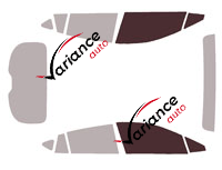 Glazing template - front window kit - Subaru Crosstrek (1) 5-door (since 2022)